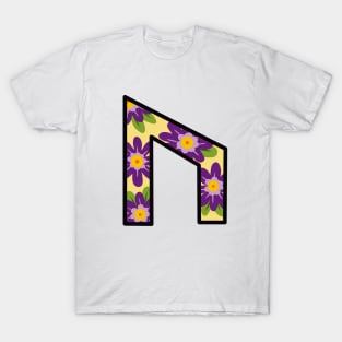 Rune Uruz Flowery Vintage Print T-Shirt